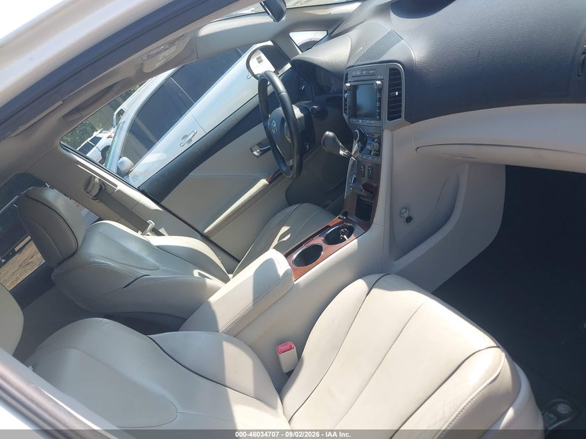 2012 TOYOTA VENZA SPORT UTILITY VEHICLE 3.5L V-6 DOHC, VVT, REGULAR , 268HP