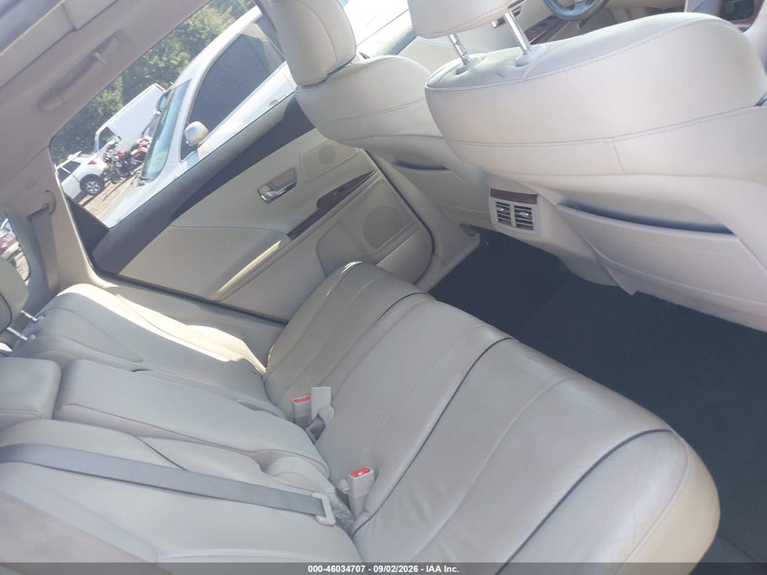 2012 TOYOTA VENZA SPORT UTILITY VEHICLE 3.5L V-6 DOHC, VVT, REGULAR , 268HP