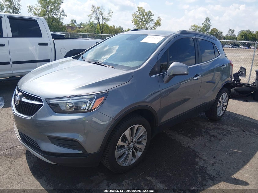 2020 Buick Encore, Rear, IAAI, VIN KL4CJESB0LB047683 — photo 2
