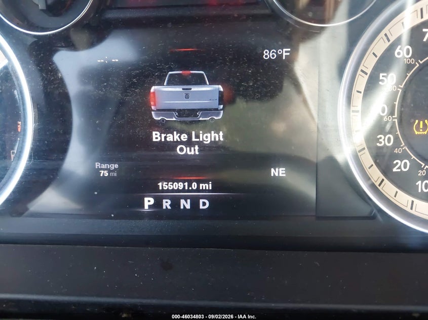 RAM 1500 2013 VIN 1C6RR6LG9DS712520