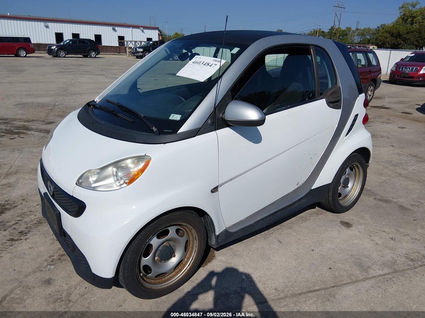 2013 Smart Fortwo, Обычный износ, IAAI, VIN WMEEJ3BA4DK622056 — фото 2