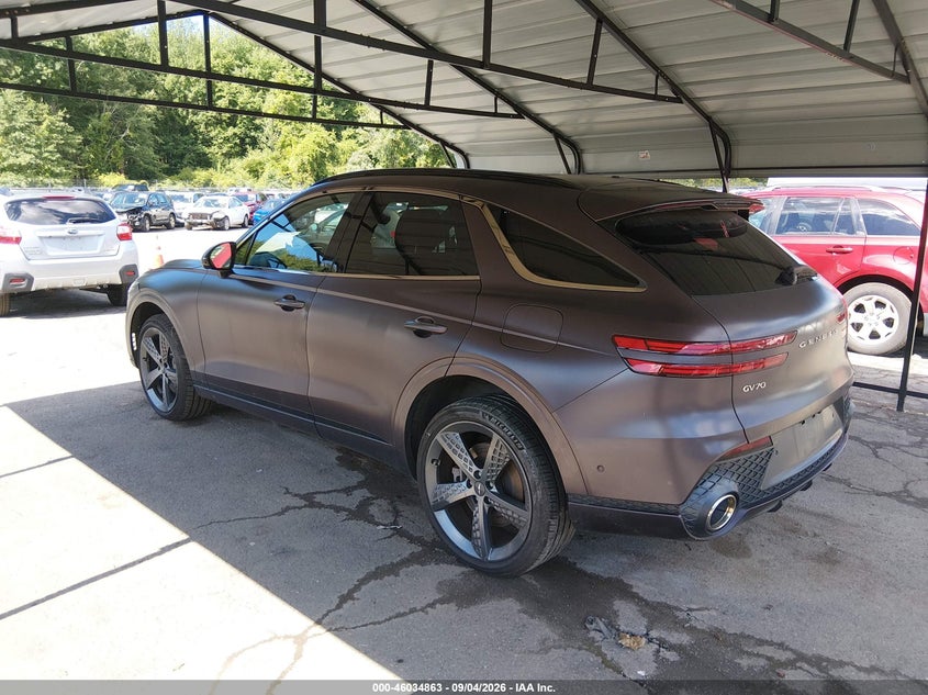Vin: kmumcdtcxnu035387, lot: 46534282, genesis gv70 3.5t awd sport 20223