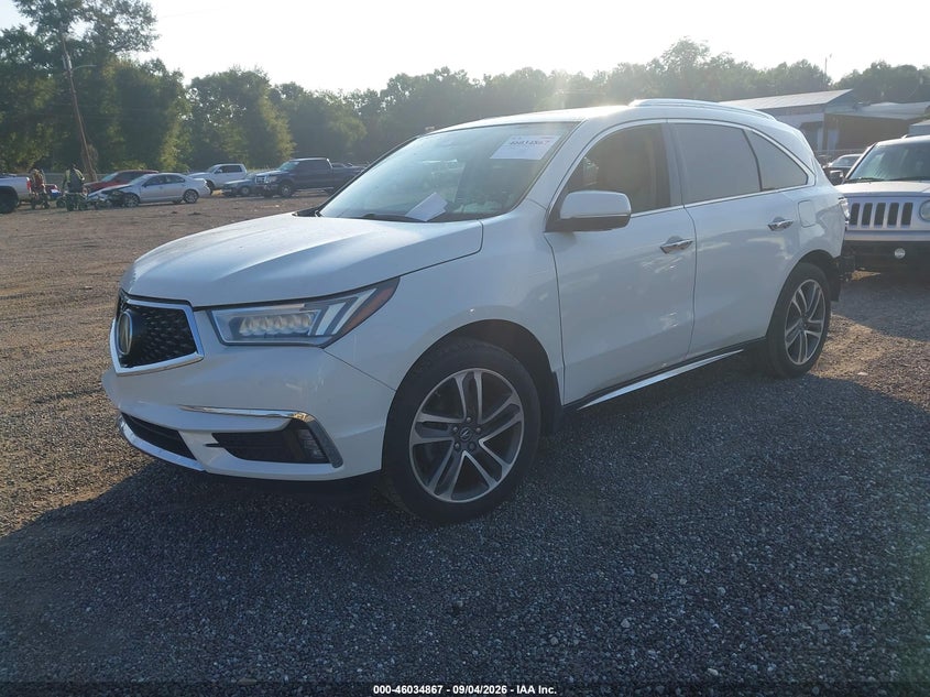 2017 Acura MDX, Лівий зад, IAAI, VIN 5FRYD3H84HB004745 — фото 2