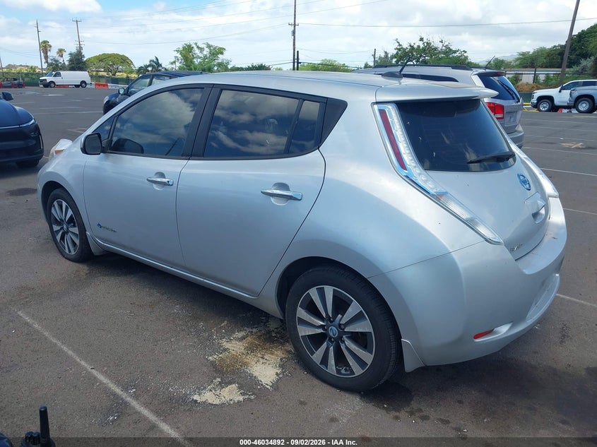 2014 NISSAN LEAF auction photo 3