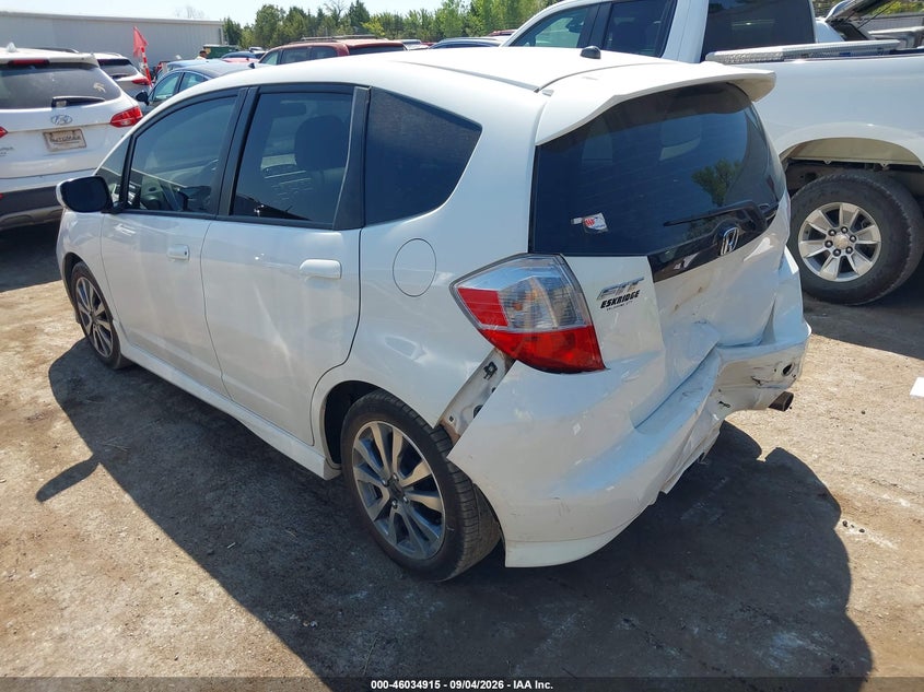 Vin: jhmge8h59cc041808, lot: 46534334, honda fit sport 20123