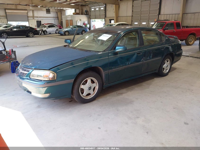 CHEVROLET IMPALA 2000 VIN 2G1WH55K4Y9158796