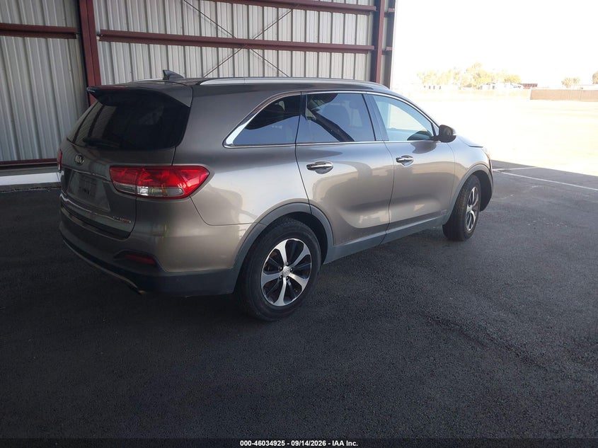 Vin: 5xyphda19gg032472, lot: 46534344, kia sorento 2.0t ex 20164