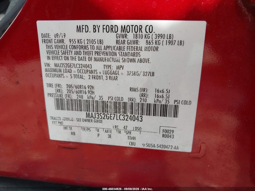 2020 FORD ECOSPORT SE · Фото 9