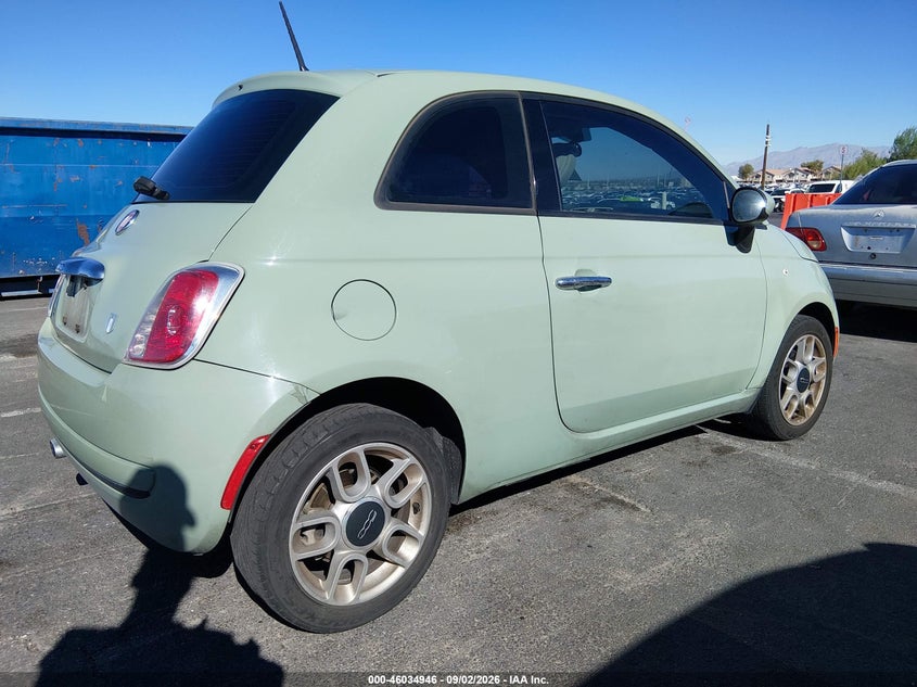 FIAT 500 2015 VIN 3C3CFFAR0FT508058