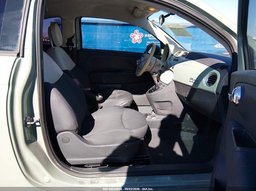 FIAT 500 2015 VIN 3C3CFFAR0FT508058