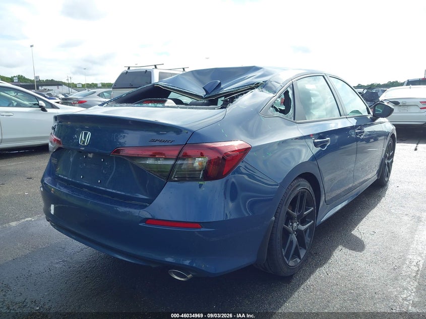 Vin: 2hgfe2f51th588633, lot: 46534388, honda civic sport 20264