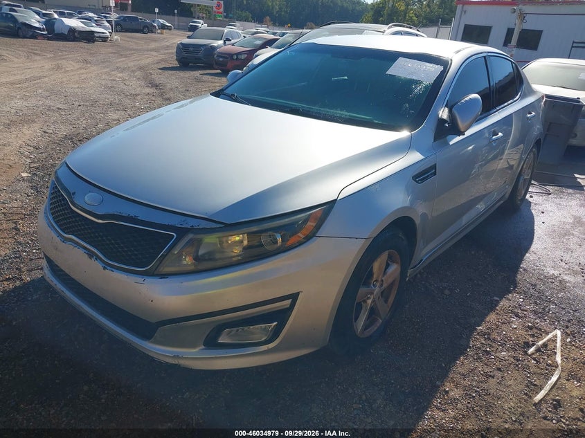 Vin: 5xxgm4a78eg266555, lot: 46534398, kia optima lx 20142