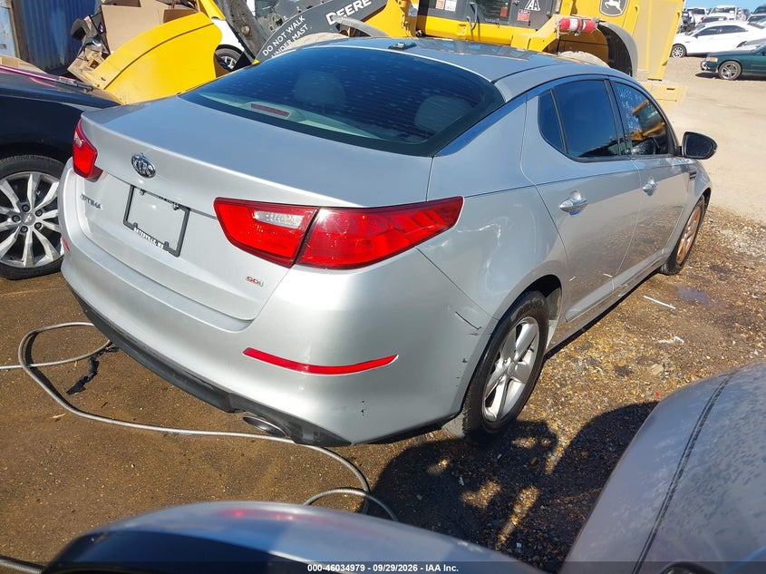 Vin: 5xxgm4a78eg266555, lot: 46534398, kia optima lx 20144