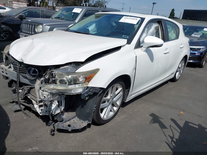 Vin: jthkd5bhxe2184712, lot: 46534427, lexus ct 200h 20142