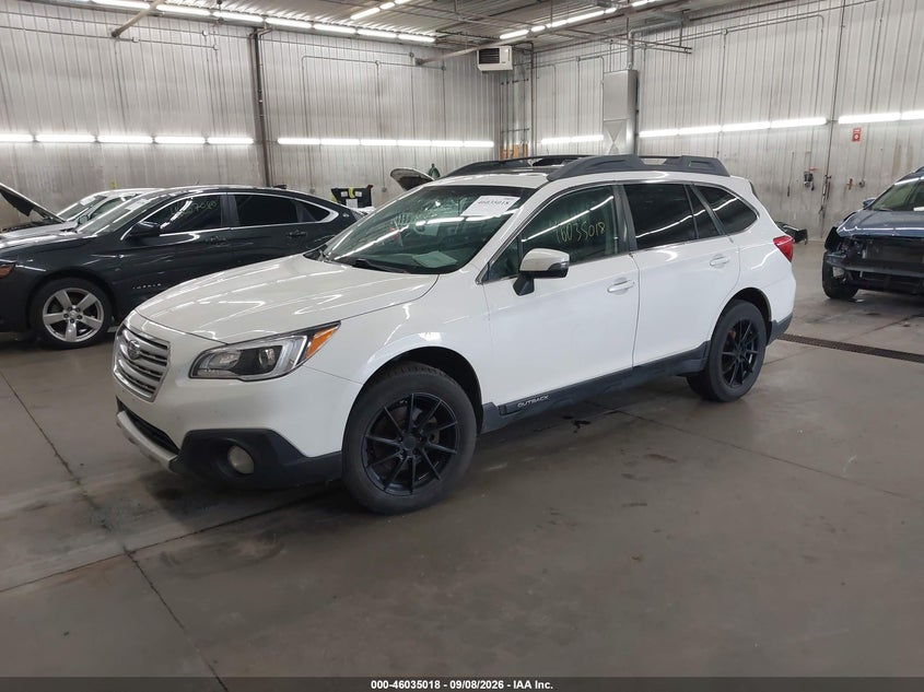 Vin: 4s4bsalc8f3220570, lot: 46534437, subaru outback 2.5i limited 20152