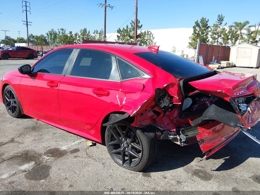 Vin: 2hgfe2f59rh580319, lot: 46534489, honda civic sport 20243