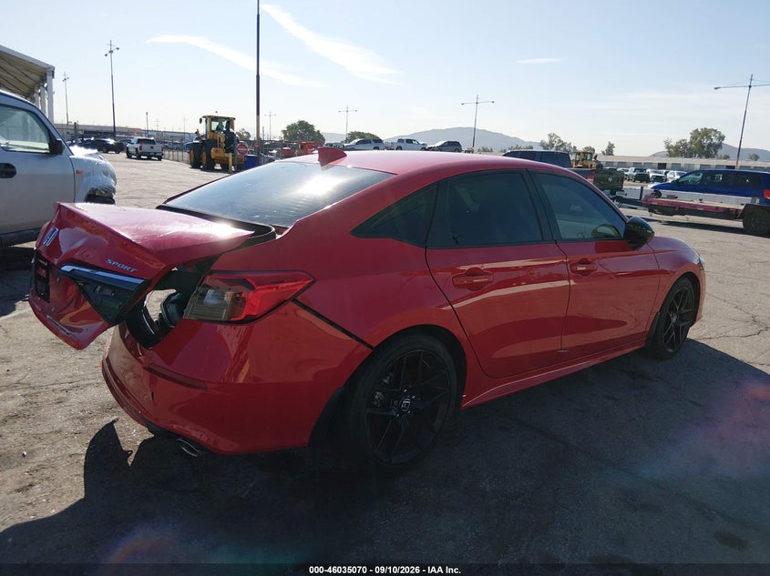 Vin: 2hgfe2f59rh580319, lot: 46534489, honda civic sport 20244