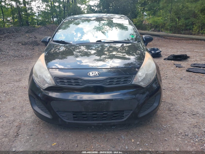 KIA RIO 2014 VIN KNADM5A39E6410390