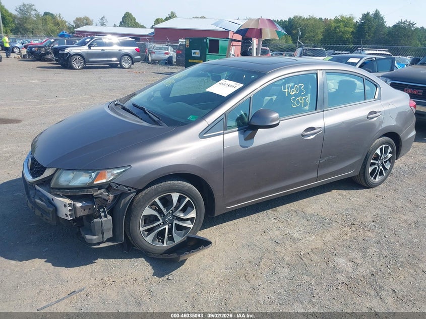 2013 HONDA CIVIC auction photo 2