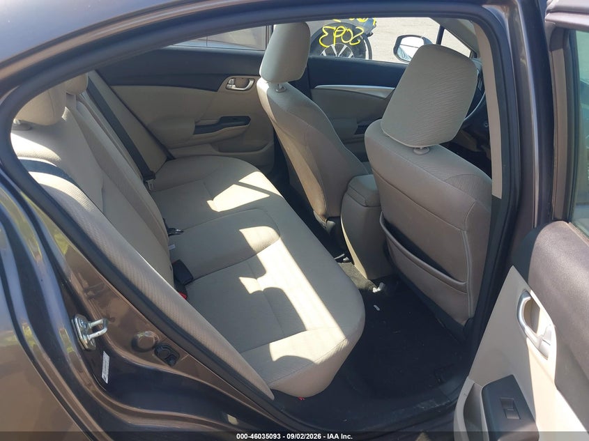 2013 HONDA CIVIC auction photo 8