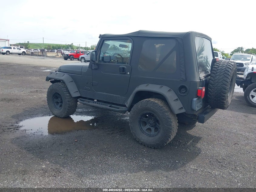 2006 JEEP WRANGLER SPORT UTILITY VEHICLE 4.0L I-6 REGULAR , 190HP