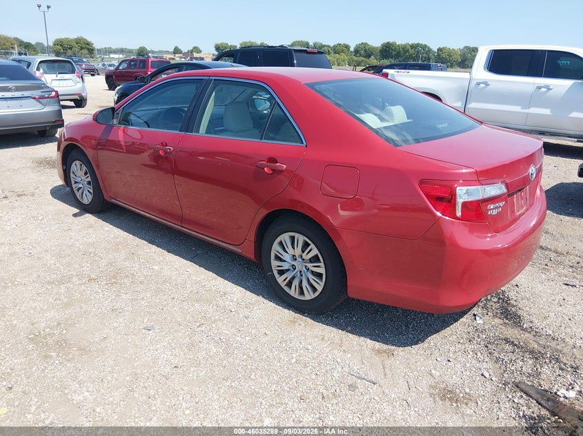 2012 TOYOTA CAMRY auction photo 3