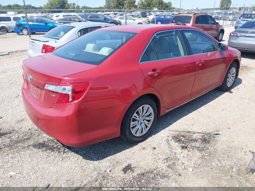 2012 TOYOTA CAMRY auction photo 4