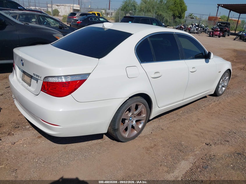 BMW 535I 2008 VIN WBANW135X8CZ84685