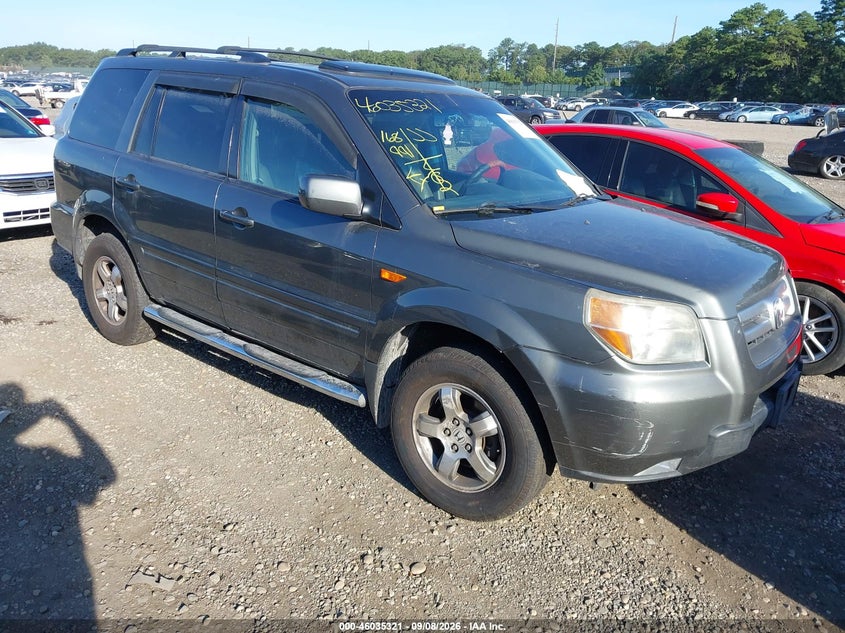 HONDA PILOT 2007 VIN 2HKYF18607H517036