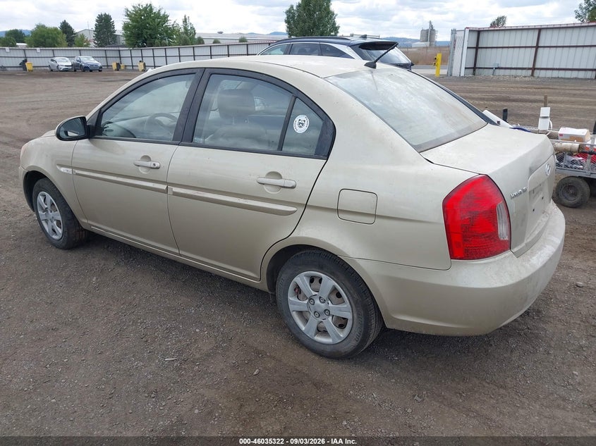 2007 HYUNDAI ACCENT auction photo 3