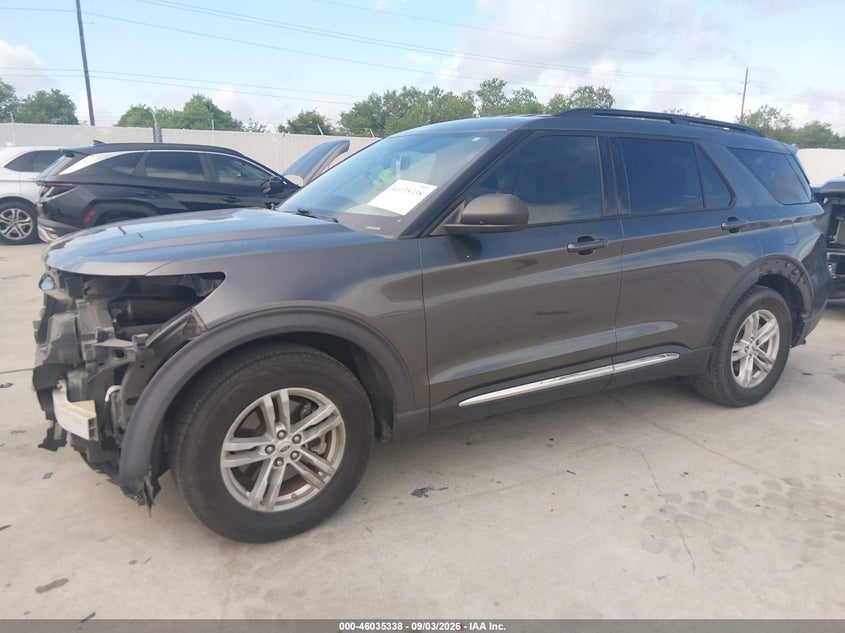 Vin: 1fmsk7dh3lgb21270, lot: 46534757, ford explorer xlt 20202