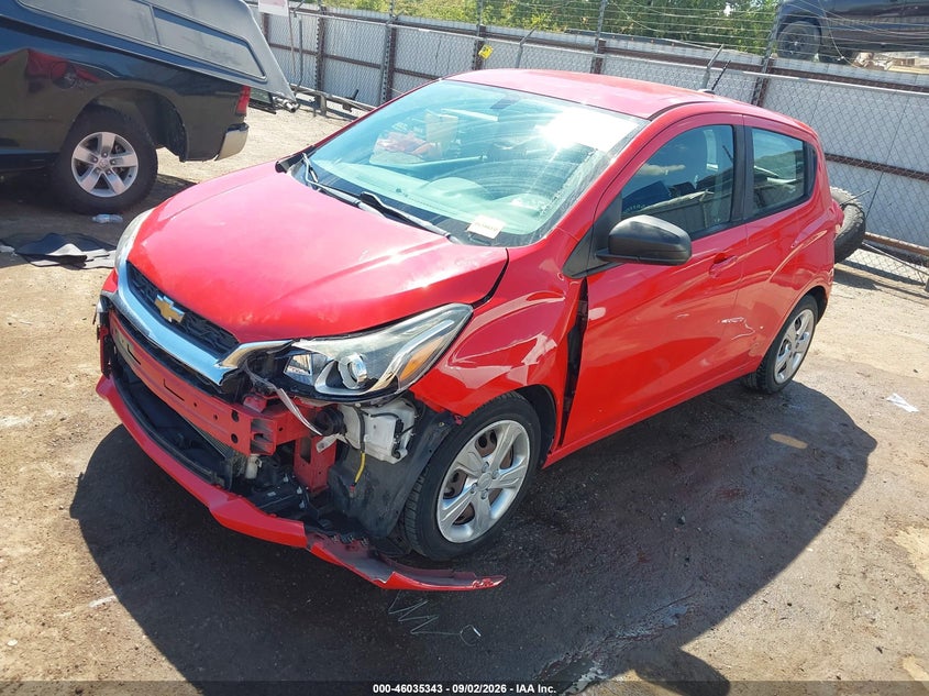 Vin: kl8cb6sa0kc718691, lot: 46534762, chevrolet spark ls cvt 20192