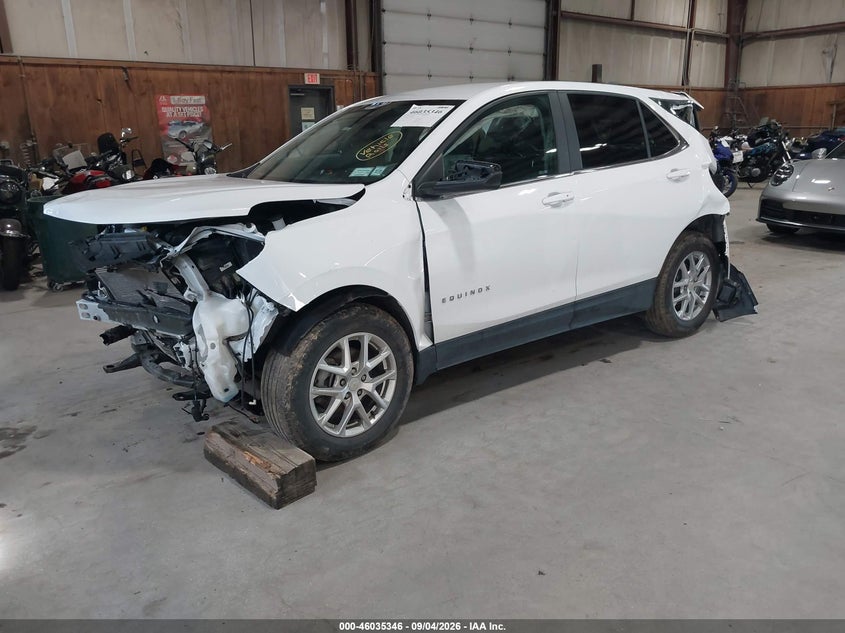 Vin: 3gnaxkeg6rs235078, lot: 46534765, chevrolet equinox fwd lt 20242