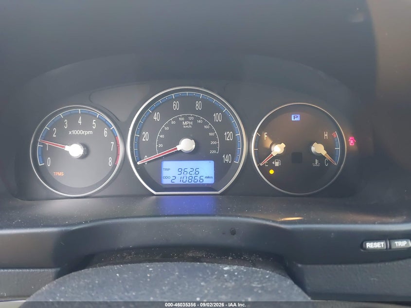 2009 HYUNDAI SANTA FE auction photo 7