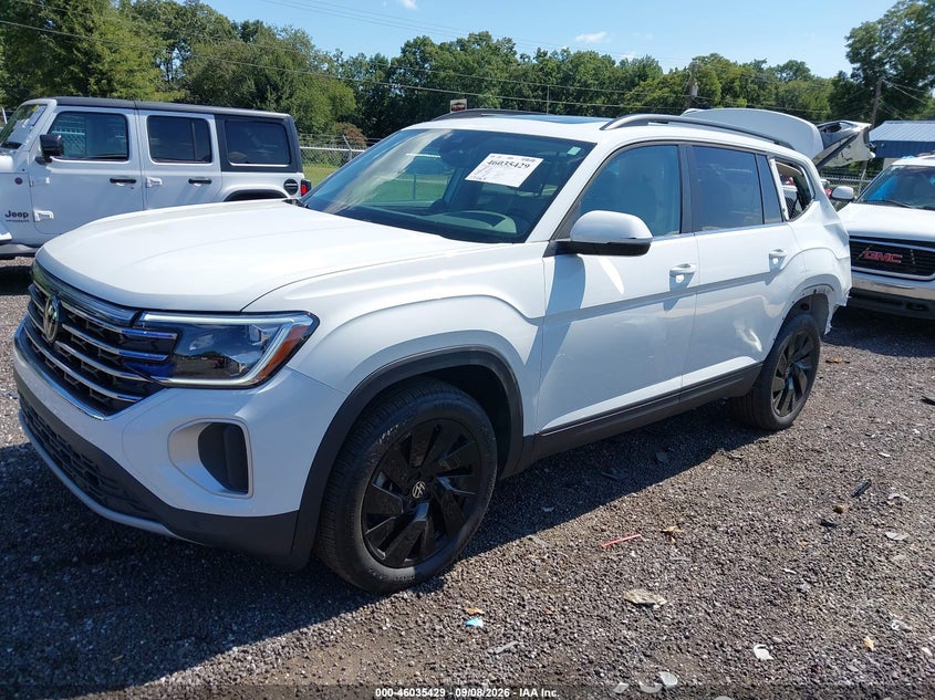 Vin: 1v2jr2ca2sc501868, lot: 46534848, volkswagen atlas 2.0t se w/technology 20252