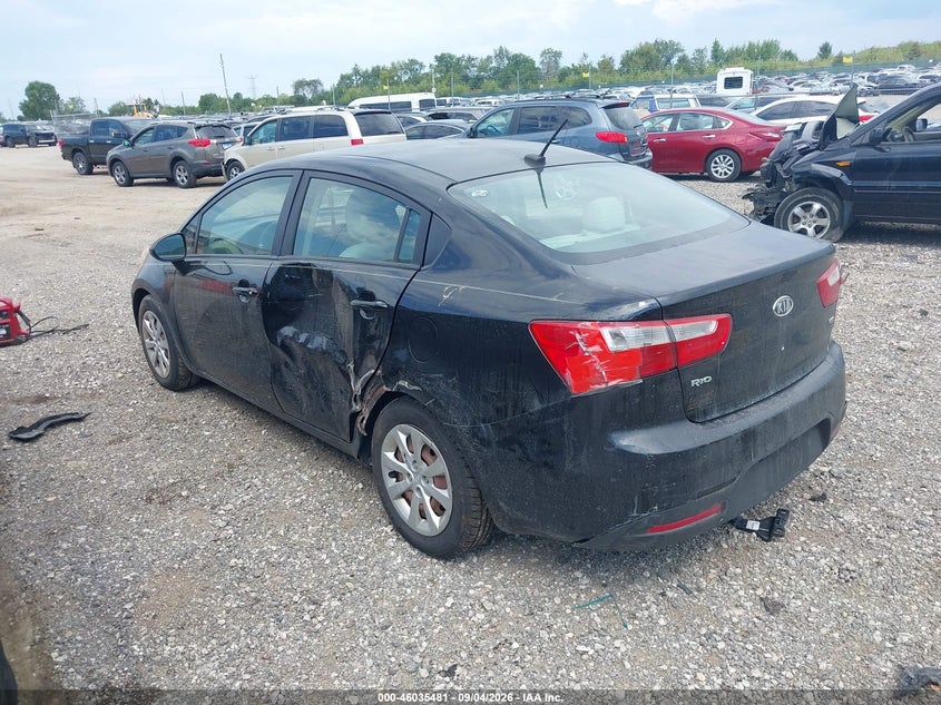 Vin: knadm4a34c6047231, lot: 46534902, kia rio lx 20123