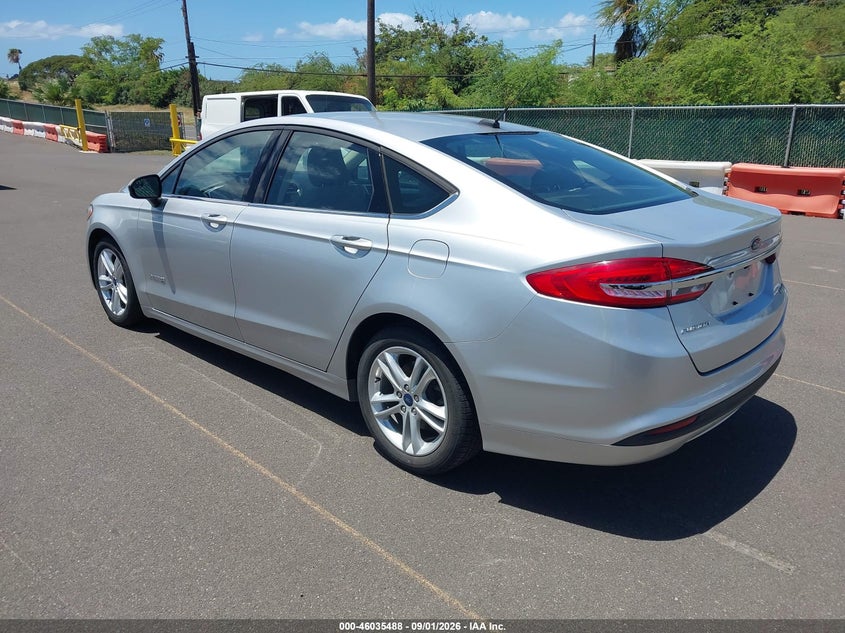 Vin: 3fa6p0uu9jr243669, lot: 46534907, ford fusion hybrid s 20183