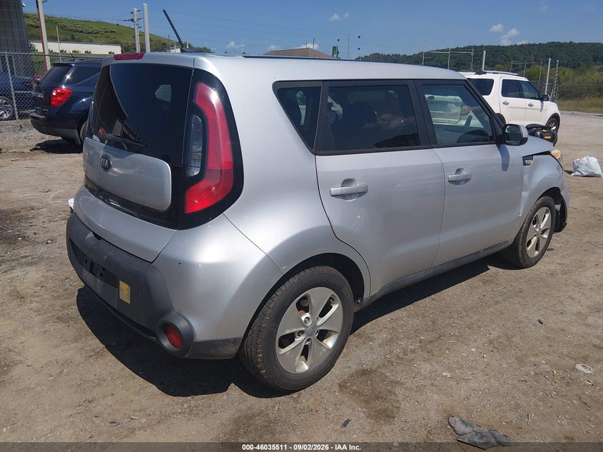 Vin: kndjn2a23e7734907, lot: 46534930, kia soul 20144