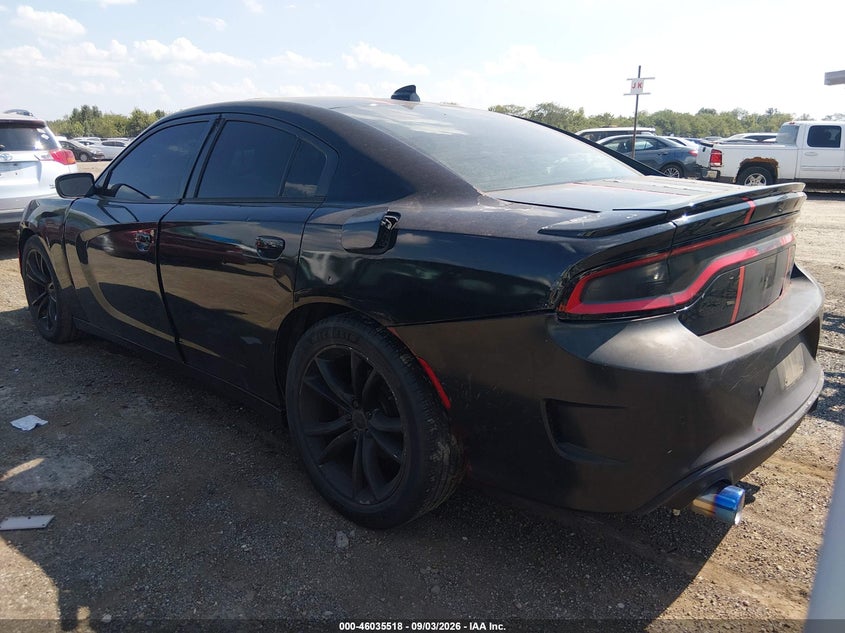 2015 DODGE CHARGER auction photo 3
