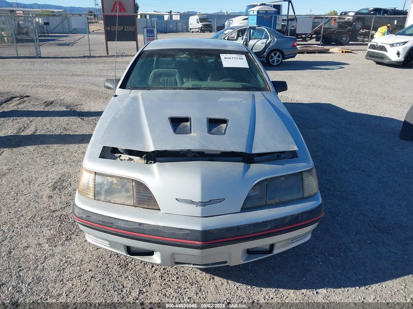 FORD THUNDERBIRD 1988 VIN 1FABP64T7JH229571