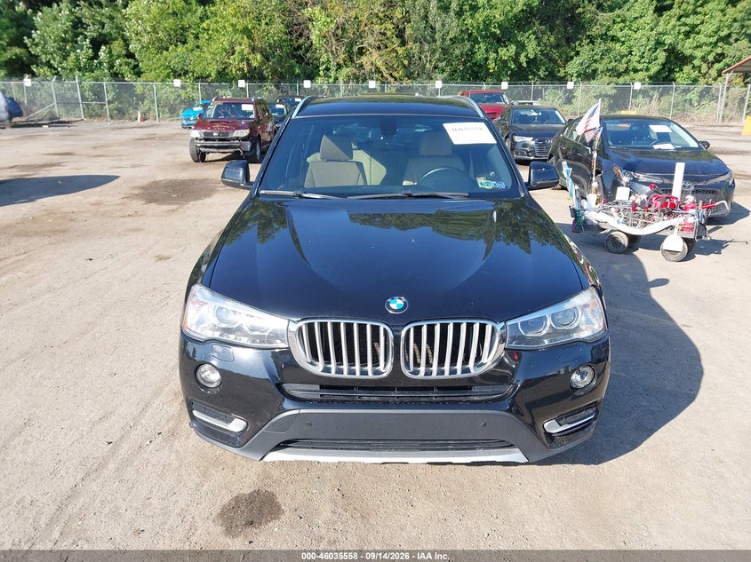 BMW X3 2017 VIN 5UXWX9C38H0T21942
