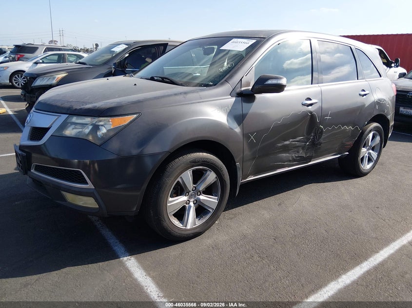 2011 Acura MDX, Лівий бік, IAAI, VIN 2HNYD2H61BH509566 — фото 2