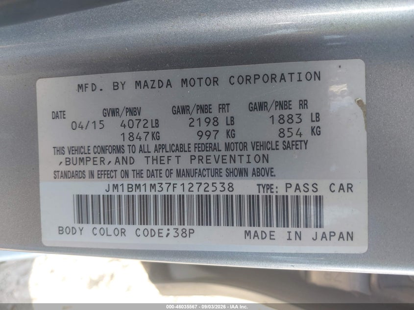 MAZDA MAZDA3 - zdjęcie 9