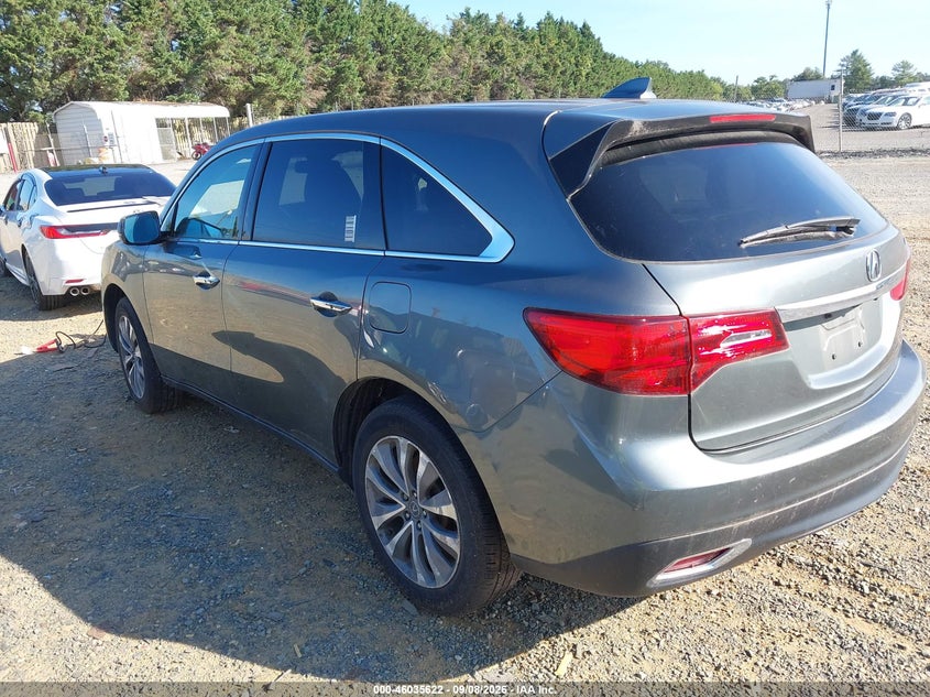 Vin: 5fryd4h48eb025158, lot: 46535041, acura mdx technology package 20143