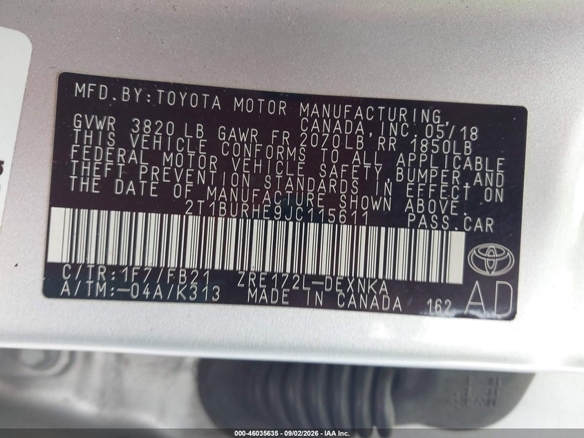 TOYOTA COROLLA - zdjęcie 9