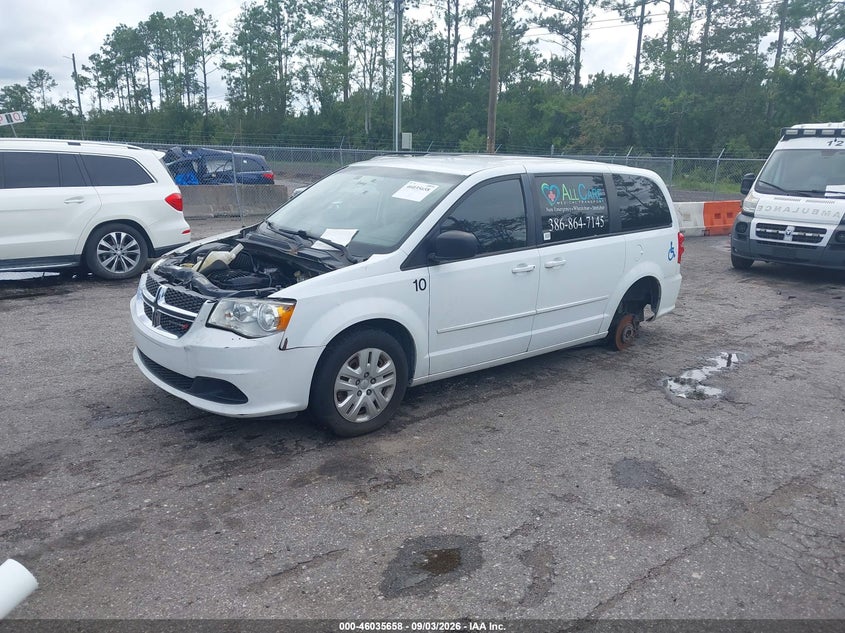2017 DODGE GRAND CARAVAN auction photo 2