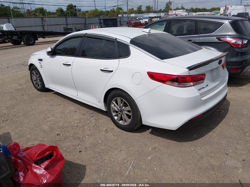 Vin: 5xxgt4l31gg013027, lot: 46535138, kia optima lx 20163