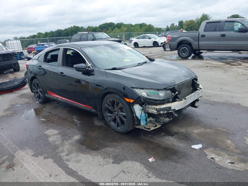 Vin: 19xfc2f88me002358, lot: 46535174, honda civic sport 2021 img_1