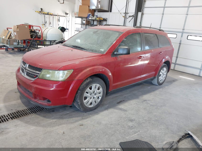 2018 DODGE JOURNEY SPORT UTILITY VEHICLE 2.4L I-4 DOHC, VVT, REGULAR , 173HP