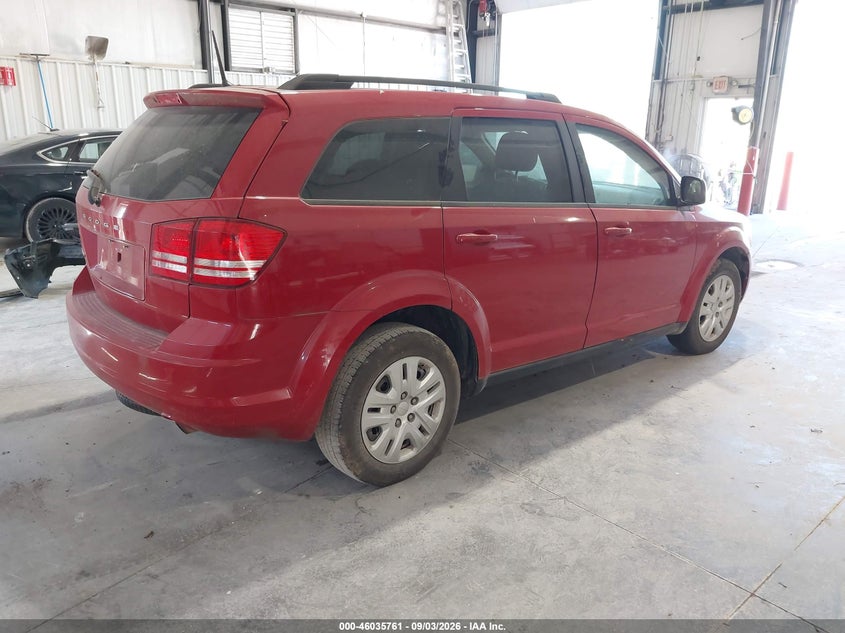 2018 DODGE JOURNEY SPORT UTILITY VEHICLE 2.4L I-4 DOHC, VVT, REGULAR , 173HP